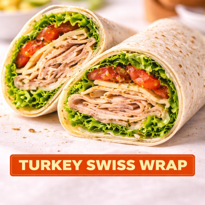 TURKEY SWISS WRAP