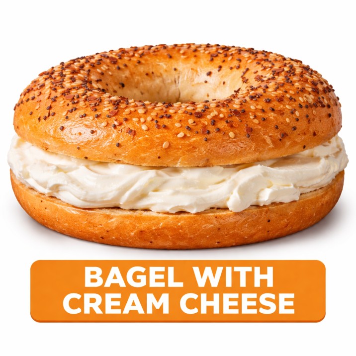 BAGEL WITH CREAM CHEESE
