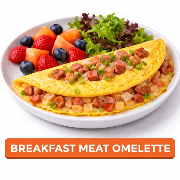BREAKFAST MEAT OMELETTE